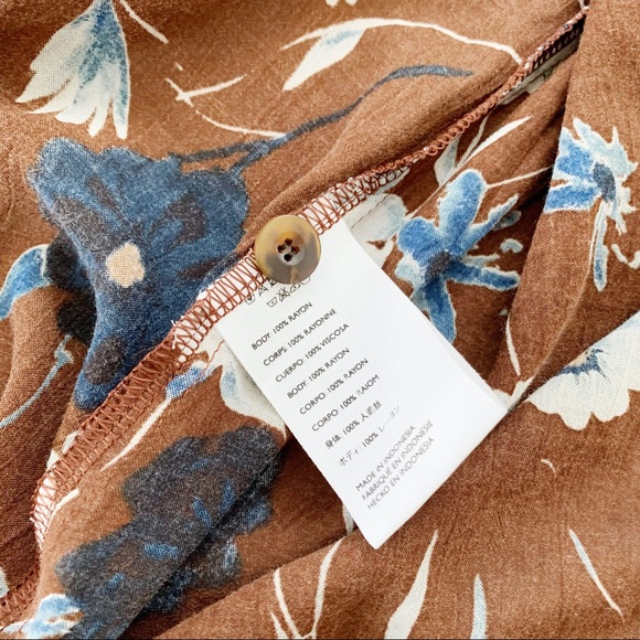 Anthropologie X FAITHFULL Anne Marie Aberdeen Midi Wrap Dress - Picture 7 of 7
